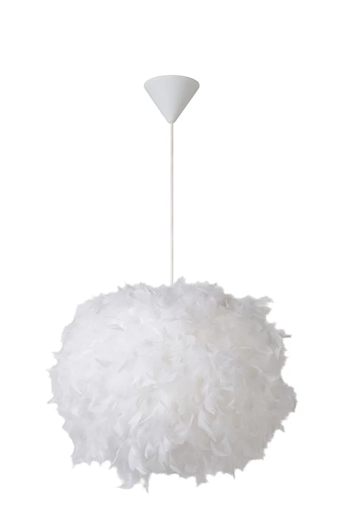 Lucide GOOSY SOFT - Pendant light - Ø 50 cm - 1xE27 - White - turned off